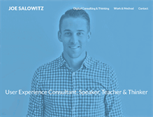 Tablet Screenshot of joesalowitz.com
